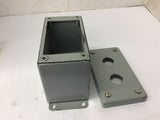 Hoffman E-2PBGX Pushbutton Enclosure Type 12 13