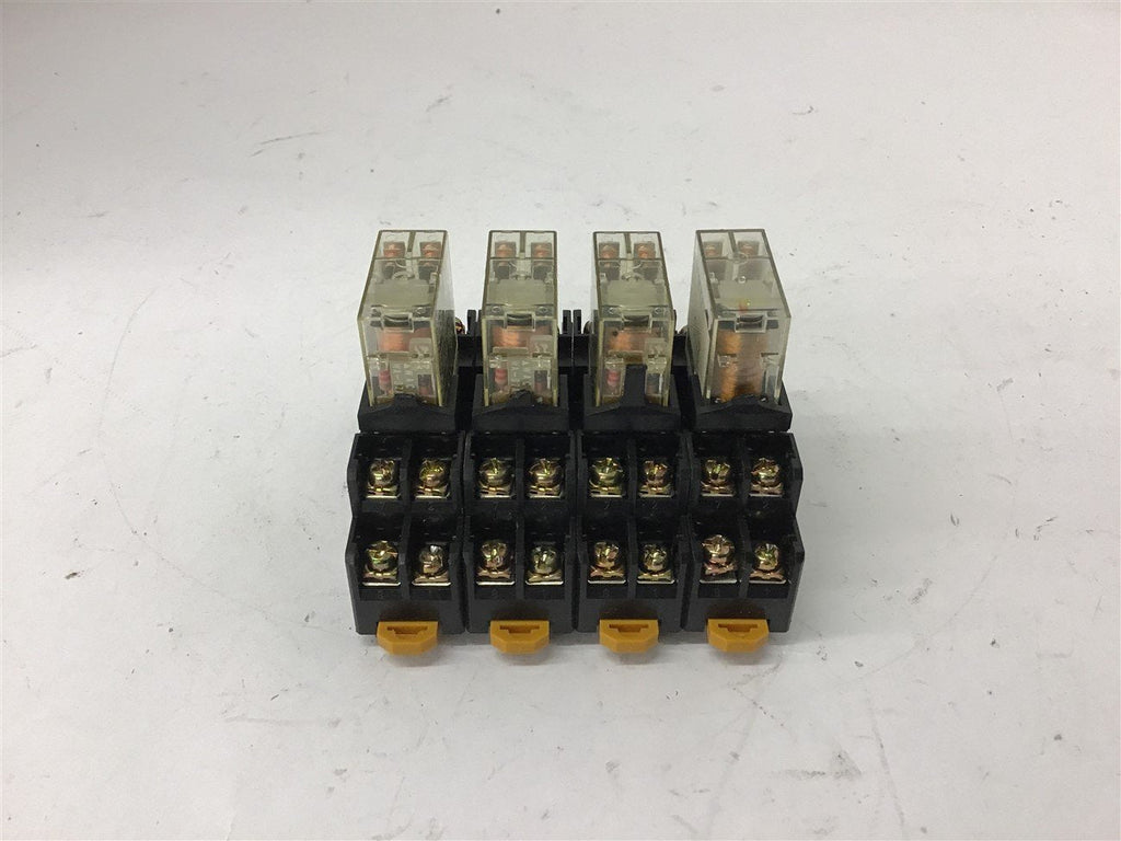 Omron G2R-2-S 5 Amp 250 Vac 12 Vdc Coil Lot of 4