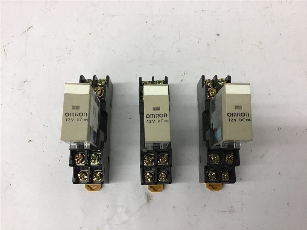 Omron G2R-2-5 5 Amp 250 Vac Relay Lot Of 3