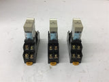 Omron G2R-2-5 5 Amp 250 Vac Relay Lot Of 3