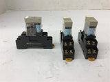 Omron G2R-2-5 5 Amp 250 Vac Relay Lot Of 3