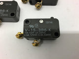 Omron V-15-3B6-K Micro Switch Lot of 3