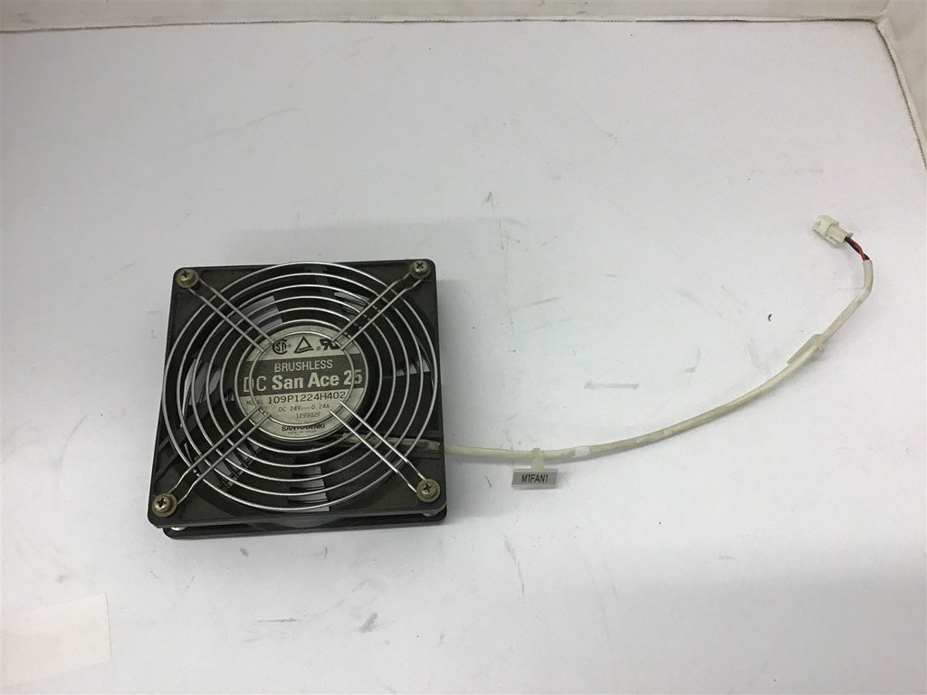 Sanyo Denki 109P1224H4021 Fan 24 Vdc 0.24 Amp