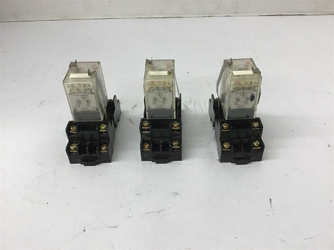 Omron MY2N 200-220 Vac Relay with Base Lot Of 3 – BME Bearings and