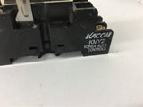 Omron MY2N 200-220 Vac Relay with Base Lot Of 3