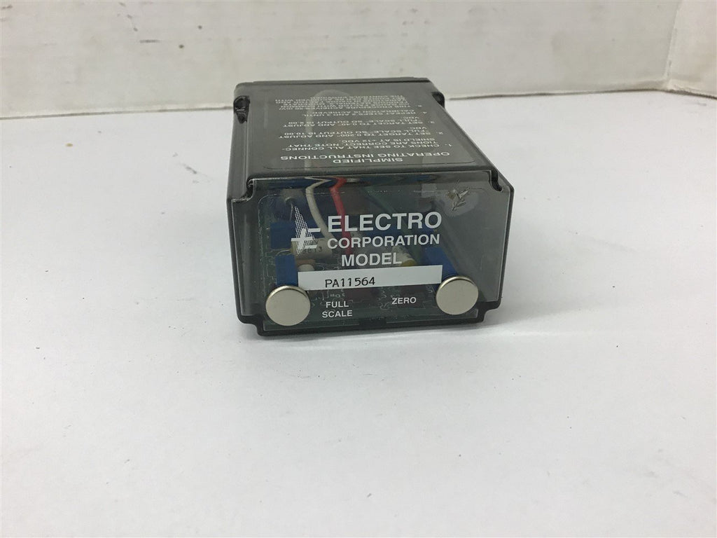 Electro Corporation PA11564 Transducer Input Relay Relay