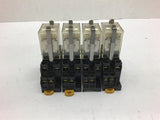 Omron MY2N 0853W2 Relays 220/240VAC Lot of 4