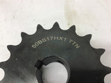 Tritan 50BS17HX1 Sprocket 50 Chain 17 Teeth 1" Bore