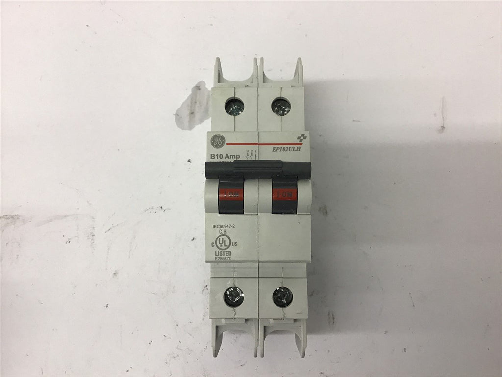 GE EP102ULH B10 Amp 2 Pole Circuit Breaker