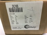 Century DC105 DC Motor 1/4HP 1750 RPM 34 Frame 90V TEFC CM34D17FC11A