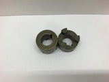 Lovejoy L-100 Jaw Coupling 1-3/8" Bore Lot of 2