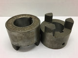 Lovejoy L-100 Jaw Coupling 1-3/8" Bore Lot of 2