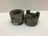 Lovejoy L-100 Jaw Coupling 1-3/8" Bore Lot of 2