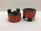 Lovejoy L-100 Jaw Coupling 1-3/8" Bore Lot of 2