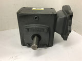 Boston F721-50-B5-G 0.66 Input Hp Gear Reducer 50:1 Ratio Left Angle