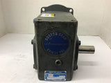 Boston F721-50-B5-G 0.66 Input Hp Gear Reducer 50:1 Ratio Left Angle