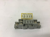 Idec RHIB-U 24 VDC Relay W/ Base Lot Of 7