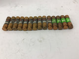 Bussmann FRN-R 1 Dual Element Fuse 1 Amp 250 Vac Lot Of 14