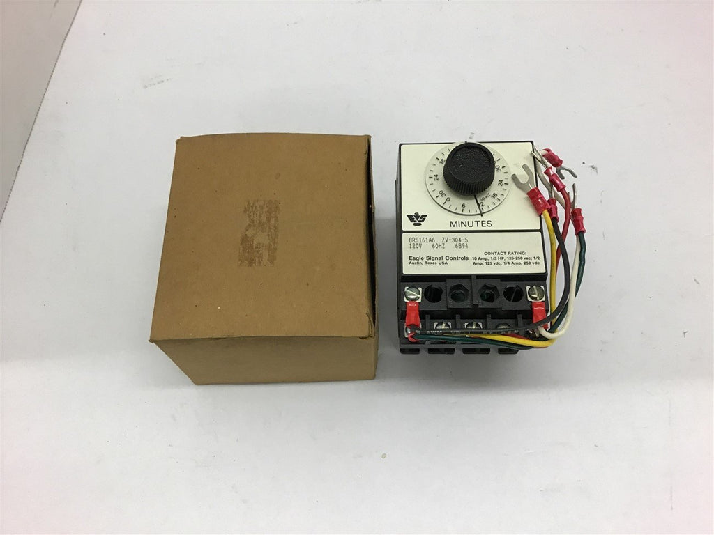 Eagle Signal Controls BRS161A6 Timer ZV-304-5 120V 60Jz 6B94