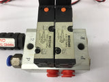 SMC NVZ3140 Solenoid Valve 24 Vdc Coil Mounted on Manifold