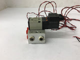 SMC NVZ3140 Solenoid Valve 24 Vdc Coil Mounted on Manifold