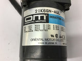 Oriental Motor 2IK6GN-AUL 6 W 115 V 0.18A 1500 Rpm w/2GN36KA