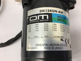 Oriental 31K15RGN-AW Speed Control Motor 15 W 115 V w/ Gearhead