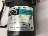 Oriental 31K15RGN-AW Speed Control Motor 15 W 115 V w/ Gearhead