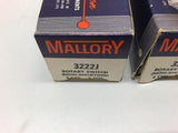 Mallory 3222J Non-Shorting Rotary Switch Lot of 2