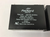 Packard PDCF10 10UF 440 Vac Capacitor Lot Of 2