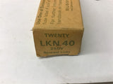 Buss LKN 40 Super Lag Renewal Links 40 amp 250 Volts Lot Of 20