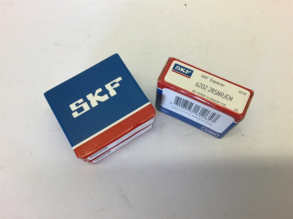 SKF 6202 2RSNRJEM Bearing --Lot of 3