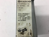 Schleicher SNV 2024-17 Timing Relay 24 VDC