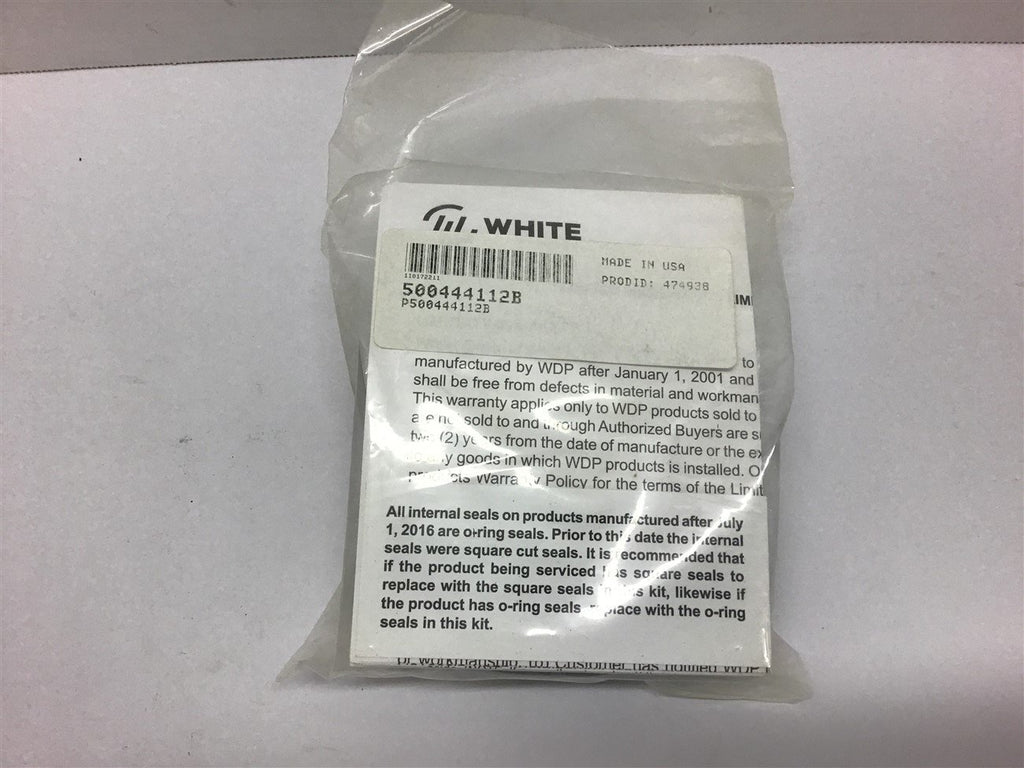 White Hydraulic Motor Seal 500444112B