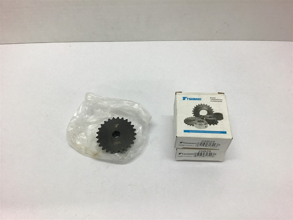 Tsubaki 25B25 Sprocket 25 Teeth Lot of 2