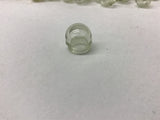 Clear Plastic Threaded Dome Caps Lot of 100+