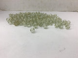 Clear Plastic Threaded Dome Caps Lot of 100+