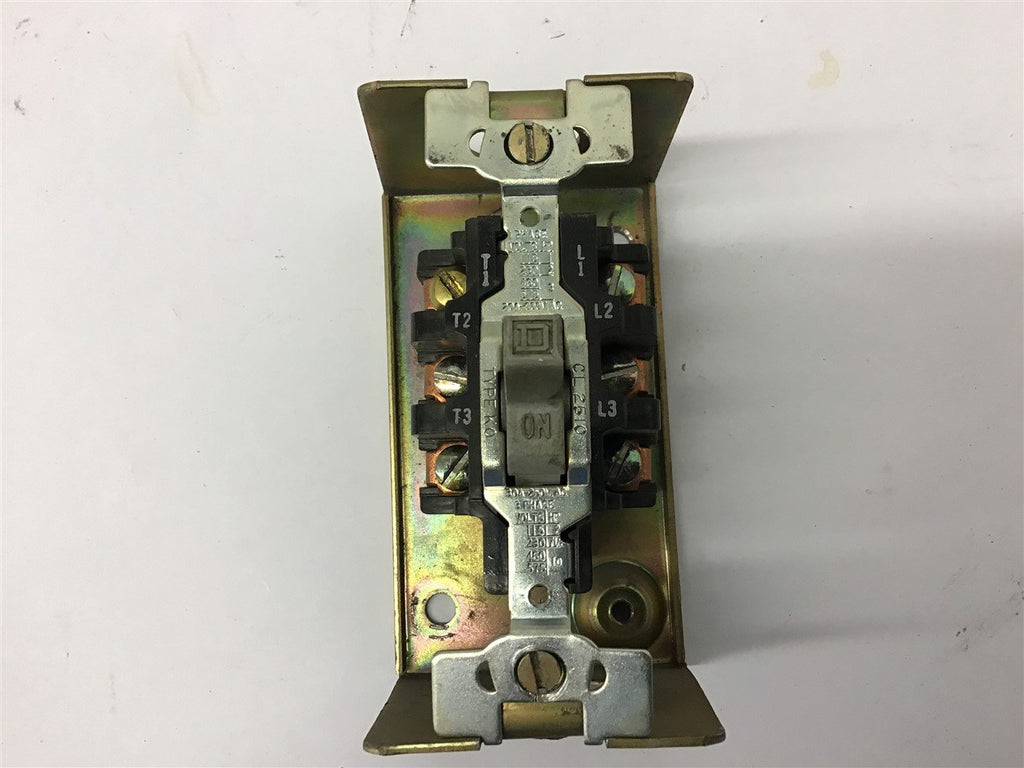 Square D Type KO 2510 30 Amp 3 Phase Switch 250 Volts