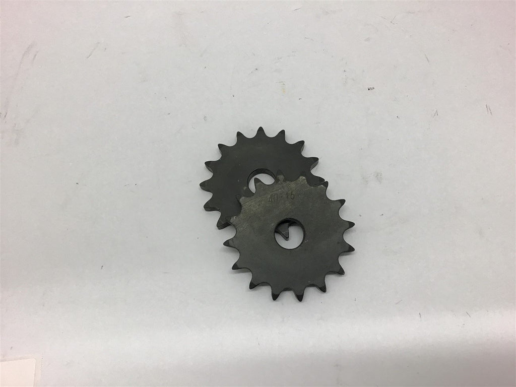 Martin 4016 Sprocket 40 Chain 16 Teeth Lot of 2