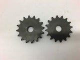 Martin 4016 Sprocket 40 Chain 16 Teeth Lot of 3