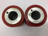 MC9698 Conveyor Rollers 1-1/2" Bore 3" OD 4-1/2" Length Lot of 2