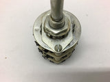 Centralab PA-2021 Potentiometer 6 Pol- 5 Pos Non-Shorting Steatite