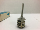 Centralab PA-2021 Potentiometer 6 Pol- 5 Pos Non-Shorting Steatite