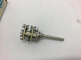 Centralab PA-2021 Potentiometer 6 Pol- 5 Pos Non-Shorting Steatite