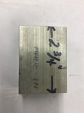 Aluminum Block 2 3/4" Long 2" Wide 1" Thick Lot Of 10