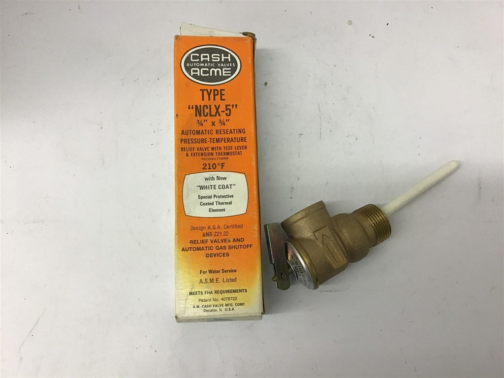 Cash Acme NCLX-5 3/4" x 3/4" Relief Valve