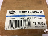 Gates PB8MX-34S-62 Polychain Sprocket 77156034