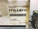 Boston Gear F718-10-B7-H Gear Reducer 1750 RPM 1.450 Input H.P 460Lb./Inch