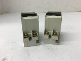 Mitsubishi CP30-BA 2 Pole 240 Vac Circuit Breaker Assorted Lot Of 2