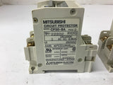 Mitsubishi CP30-BA 2 Pole 240 Vac Circuit Breaker Assorted Lot Of 2